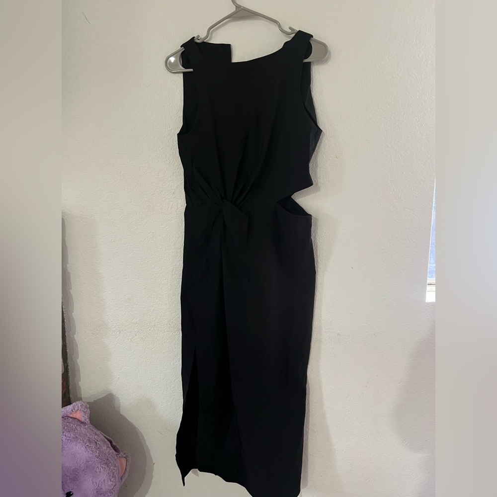 Zara Black Asymmetrical Dress
